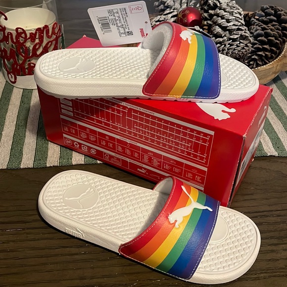 Puma Shoes - BN Women's Puma Rainbow Slides Size 6